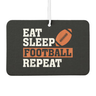 Eat Sleep Football Repeat Awesome Love Football Vi Car Air Freshener