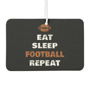 Eat Sleep Football Repeat Love Football Vintage Gi Car Air Freshener