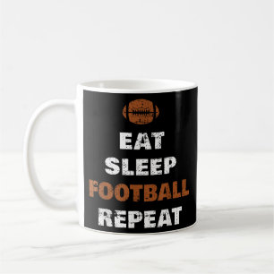 Eat Sleep Football Repeat Love Football Vintage Gi Coffee Mug