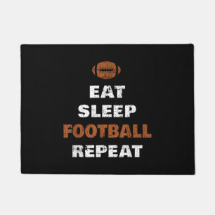 Eat Sleep Football Repeat Love Football Vintage Gi Doormat