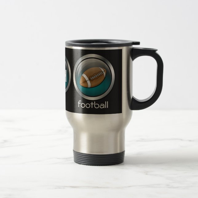 Eat Sleep Football :: Travel Mug (Right)