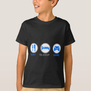 Eat Sleep Game 2 - Gamer Geek Video Games T-Shirt