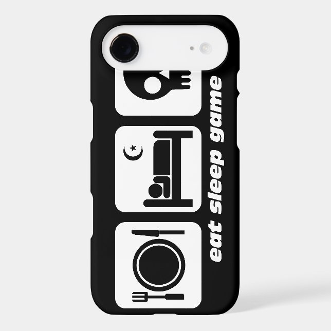 eat sleep game Case-Mate iPhone case (Back)