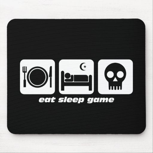 Image of Eat sleep game Mouse Mat