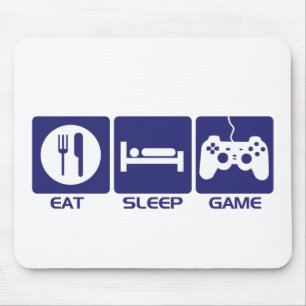 Eat Sleep Game Mouse Mat