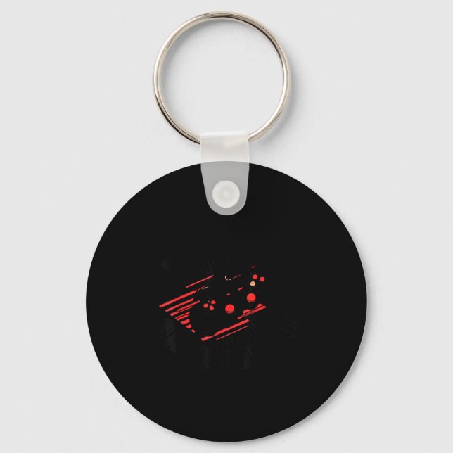 Eat Sleep Game Repeat Dedicated Key Ring (Front)
