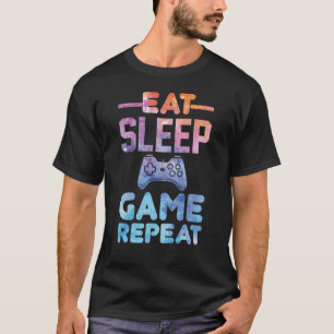 Eat Sleep Game Repeat T-Shirt