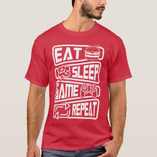 Eat Sleep Game Repeat T-Shirt