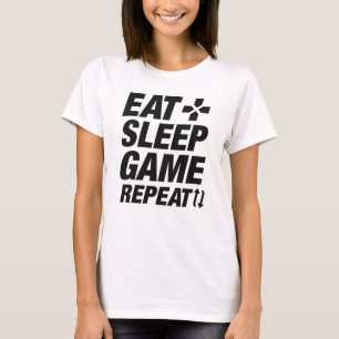 Eat Sleep Game Repeat T-Shirt