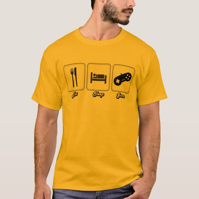 Eat. Sleep. Game. T-Shirt (Front)