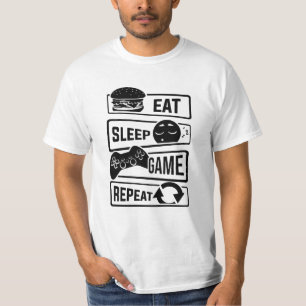 Eat Sleep Game T-Shirt
