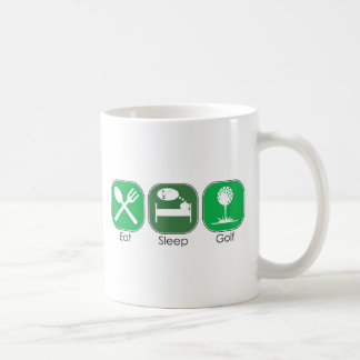 Eat Sleep Golf Coffee Mug