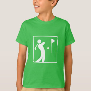 Eat Sleep Golf Golf Person swinging golf club T-Shirt