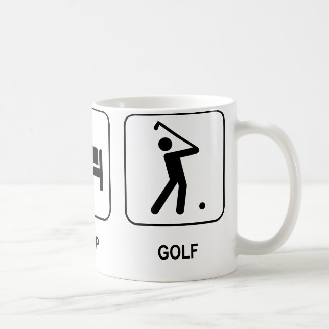 Eat Sleep Golf Mug (Right)