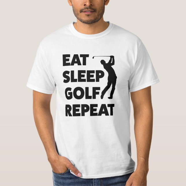 Eat Sleep Golf Repeat Shirt Funny gift (Front)