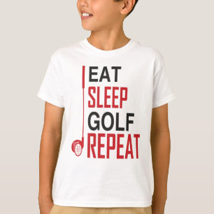Eat Sleep Golf Repeat T-Shirt