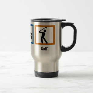 Eat Sleep Golf Travel Mug