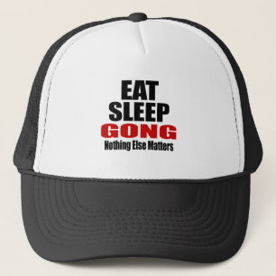 EAT SLEEP GONG TRUCKER HAT