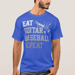 Eat Sleep Guitar Repeat Funny Guitar Player Premiu T-Shirt