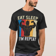 Eat Sleep Gym Repeat Humour Gym Fitness Workout