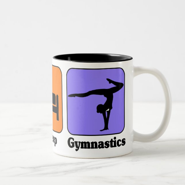 Eat Sleep Gymnastics mug (Right)