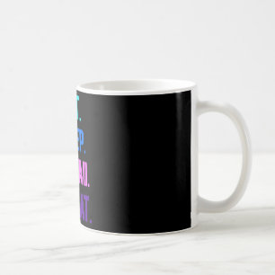 Eat Sleep Hawaii Repeat Aloha Vibes Tiki Luau Part Coffee Mug
