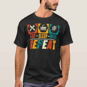 Eat Sleep Herpetology Repeat Herping Zoology Herp T-Shirt