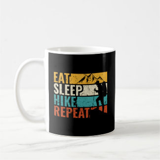 Eat Sleep Hike Repeat Camg Hiking Coffee Mug