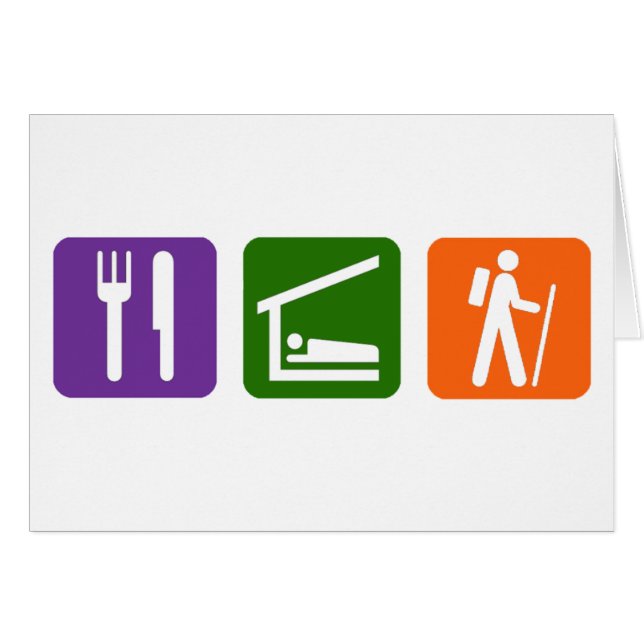 Eat Sleep Hiking (Front Horizontal)