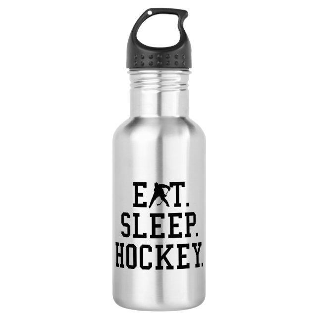 Eat Sleep Hockey - Hockey Lovers       532 Ml Water Bottle (Front)
