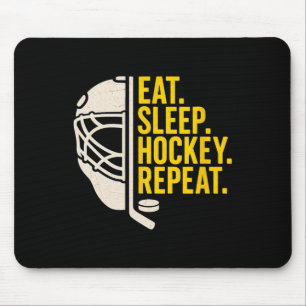 Eat Sleep Hockey Repeat For Hockey Players Fans Sp Mouse Mat