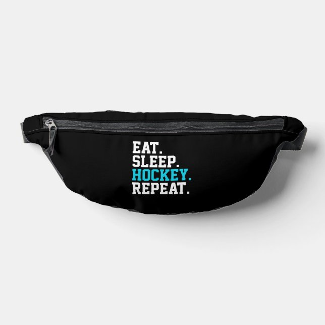 Eat Sleep Hockey Repeat -Hockey Lovers   Bum Bags (Lay Down)