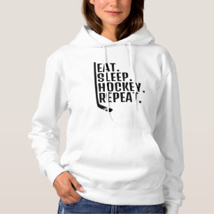  Eat Sleep Hockey Repeat  Hoodie