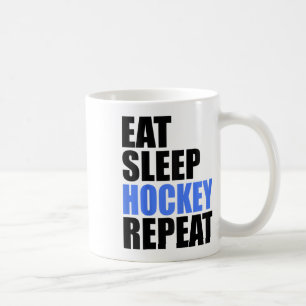 Eat Sleep Hockey Repeat Ice Field Skating Canada _ Coffee Mug