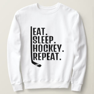 Eat Sleep Hockey Repeat Sweatshirt