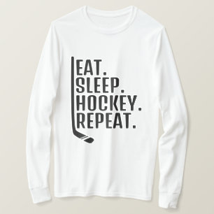  Eat Sleep Hockey Repeat T-Shirt