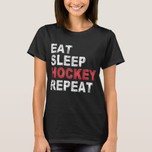 Eat Sleep Hockey Repeat T-Shirt