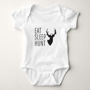 Eat Sleep Hunt Baby Bodysuit
