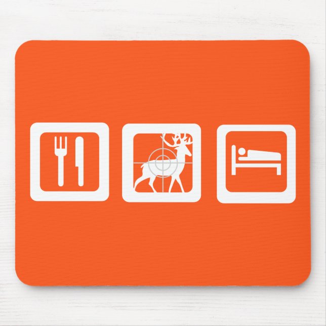 Eat Sleep Hunt Mouse Mat (Front)
