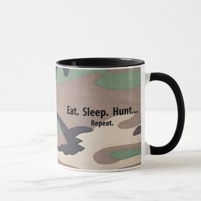 Eat. Sleep. Hunt.  Repeat! Mug (Right)