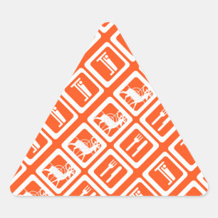 Eat Sleep Hunt Triangle Sticker