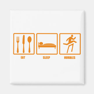 Eat Sleep Hurdles Magnet