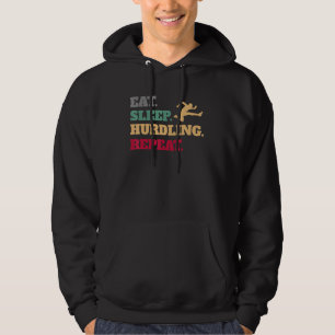 Eat Sleep Hurdling Repeat Hoodie