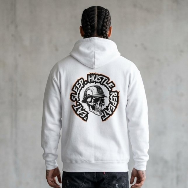 Eat. Sleep. Hustle. Repeat Hoodie (Eat. Sleep. Hustle. Repeat Hoodie)