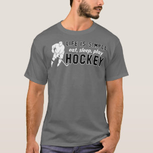Eat Sleep Ice Hockey Saying Ice Hockey Eissport T-Shirt