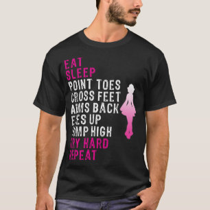 Eat Sleep Irish Dance pink T-Shirt