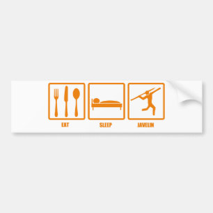 Eat Sleep Javelin Bumper Sticker