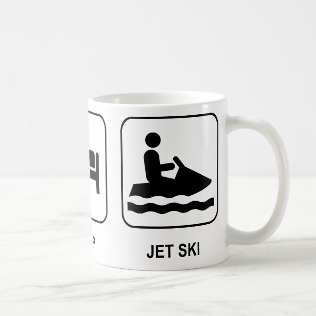 Eat Sleep Jet Ski Coffee Mug (Right)
