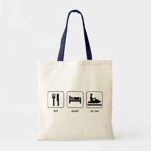 Eat Sleep Jet Ski Tote Bag