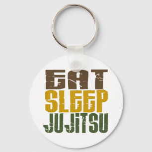 Eat Sleep Ju Jitsu 1 Key Ring